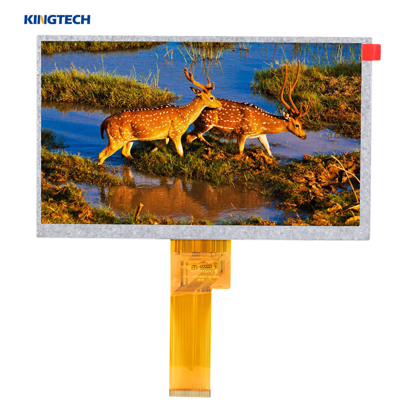 LVDS Interface 7 Inch 1024x600 Resolution LCD Display